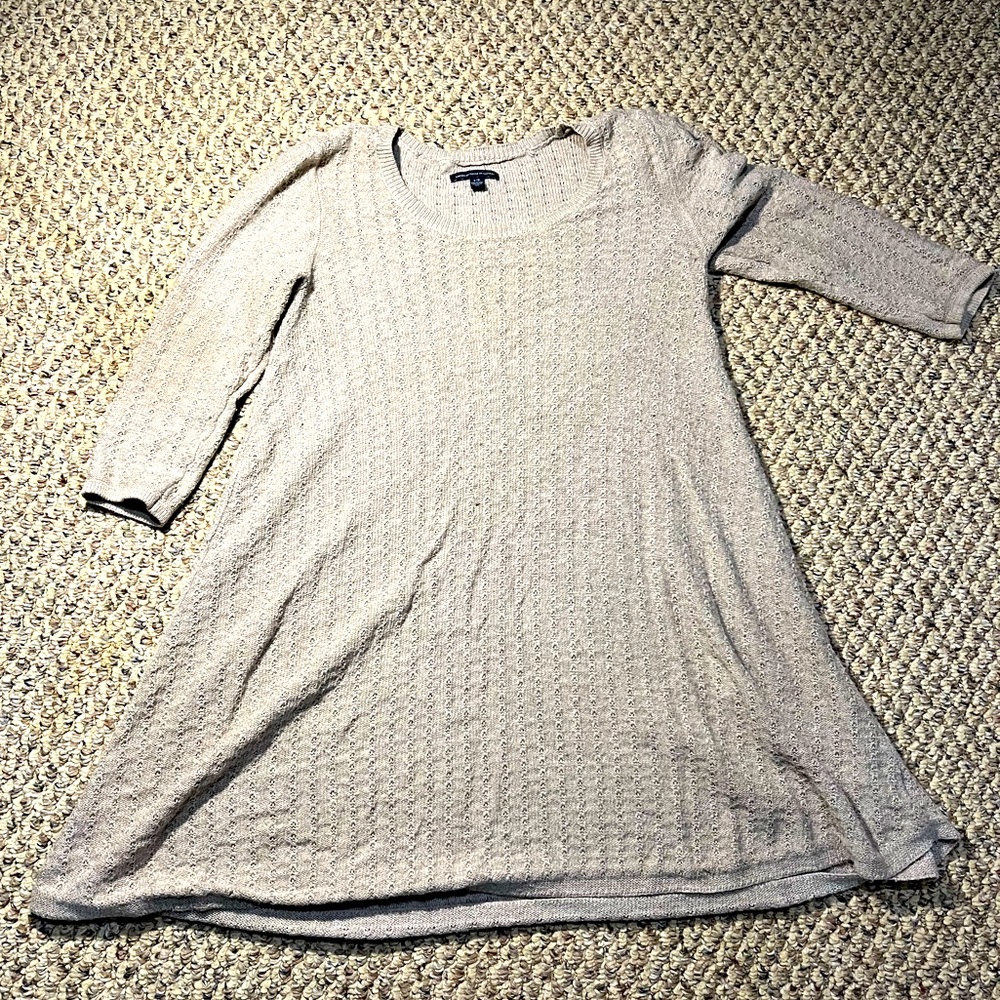 American Eagle Taupe Sweater Dress